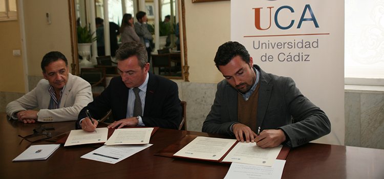 UCA y CEMABASA firman dos convenios para instituir los Premios Hades y la concesión de ayudas por orfandad