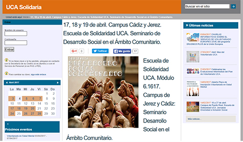 La Escuela de Solidaridad UCA organiza el Seminario Desarrollo Social en el Ámbito Comunitario