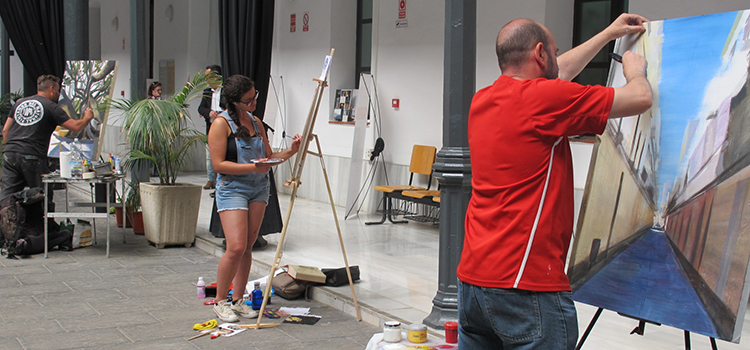 El XX Premio de Pintura Rápida ‘Universidad de Cádiz’ se desarrolla hoy en los cuatro campus