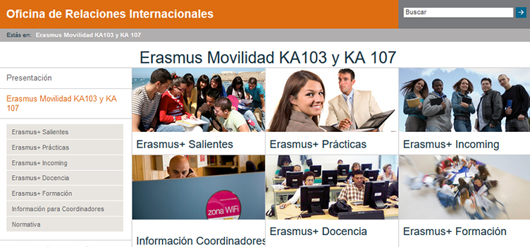La UCA convoca 75 ayudas para realizar prácticas dentro del programa Erasmus +KA103 para el curso 2017/18