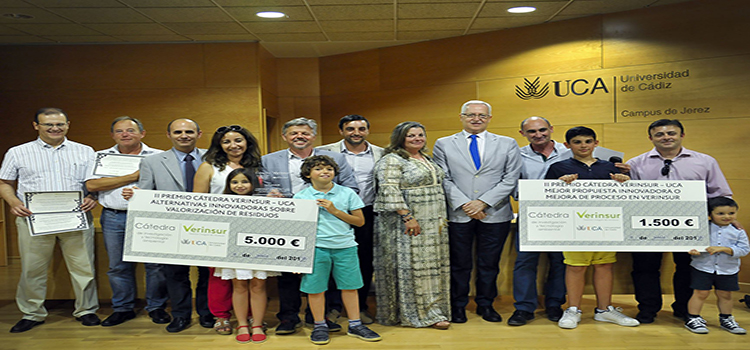 Entrega de la segunda edición de los premios de la Cátedra Verinsur–UCA con motivo del Día Mundial del Medio Ambiente