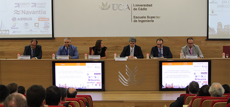 La UCA inaugura el XXI Congreso Internacional de Dirección e Ingeniería de Proyectos en la ESI