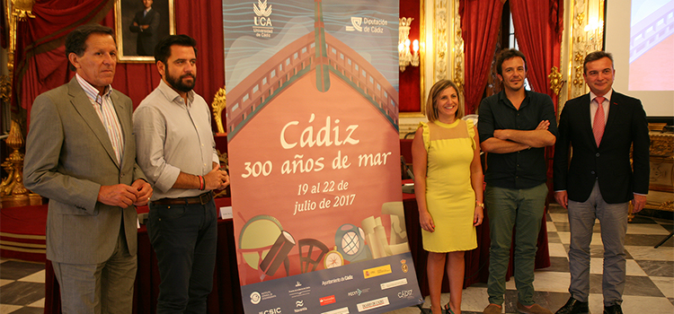 ‘Cádiz, 300 años de mar’ aglutinará del 19 al 22 de julio medio centenar de actividades de divulgación científica del Tricentenario