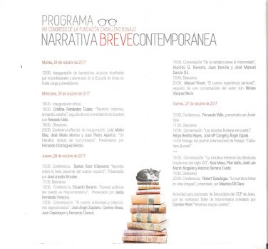 XIX Congreso de la Fundación Caballero Bonald: Narrativa breve contemporánea