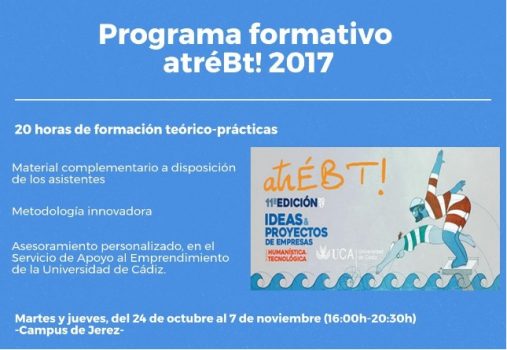 Programa formativo atréBt! 2017