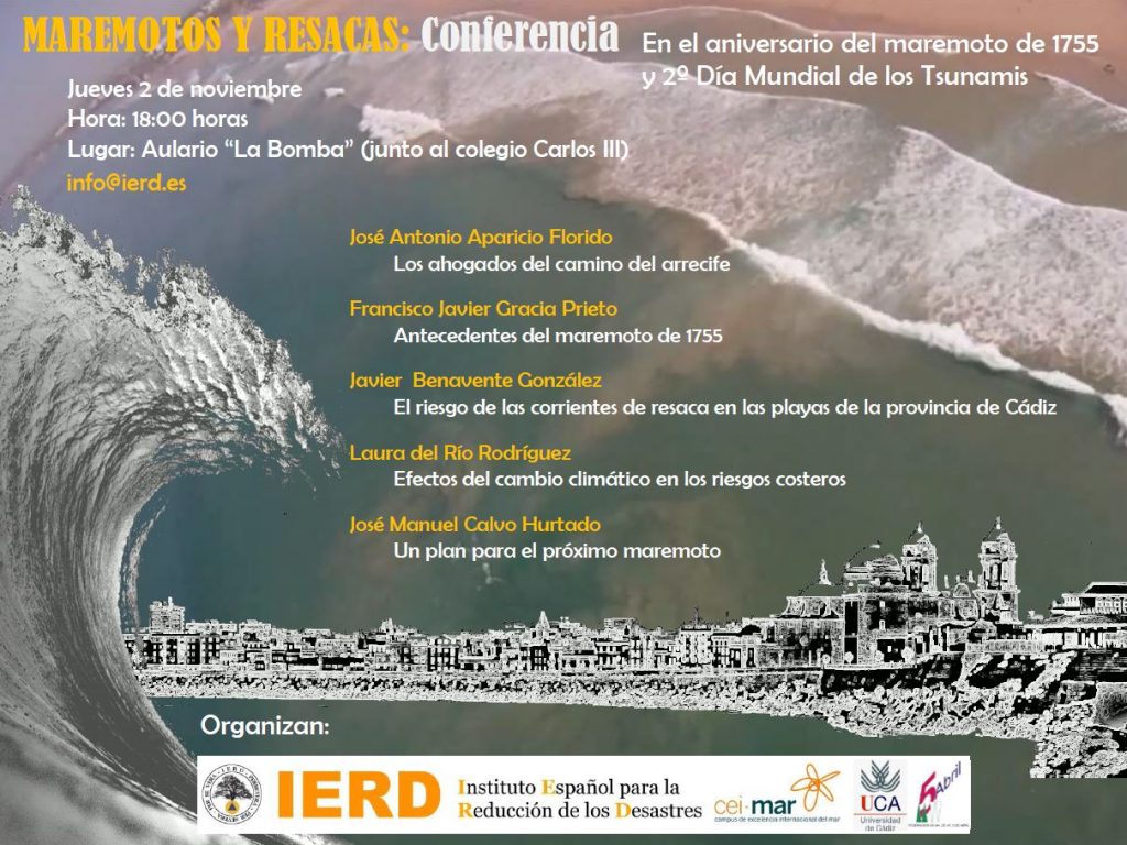 Cádiz, El maremoto 1775-2017