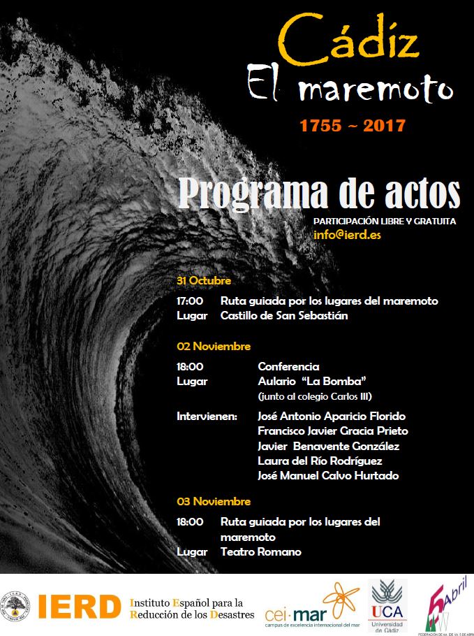 Cádiz, El maremoto 1775-2017