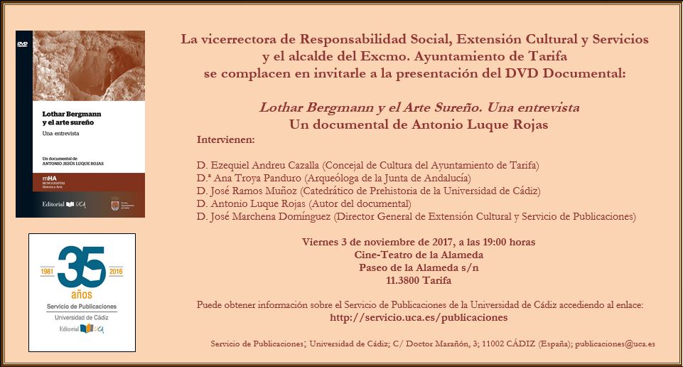 Presentación DVD Documental: Lothar Bergman y el Arte Sureño