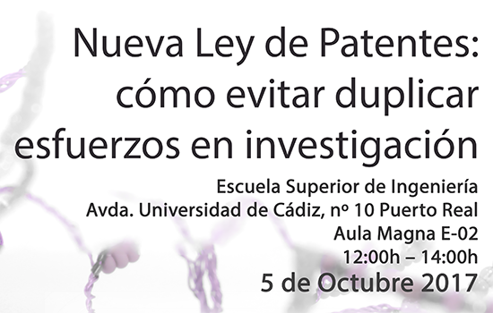 Jornada sobre la Nueva Ley de Patentes: Cómo evitar duplicar esfuerzos en investigación