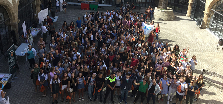 La UCA da la bienvenida a los más de 660 estudiantes entre Erasmus y visitantes del primer semestre del curso