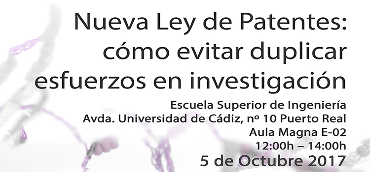 La UCA celebra mañana una Jornada sobre la nueva Ley de Patentes