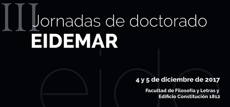 III Jornadas de Doctorado EIDEMAR
