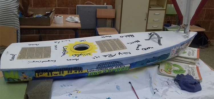 Los vientos del Atlántico unen a escuelas de New Jersey y Puerto Real