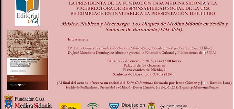 Presentación de un nuevo libro correspondiente a la Colección ‘Monografías Historia y Arte’