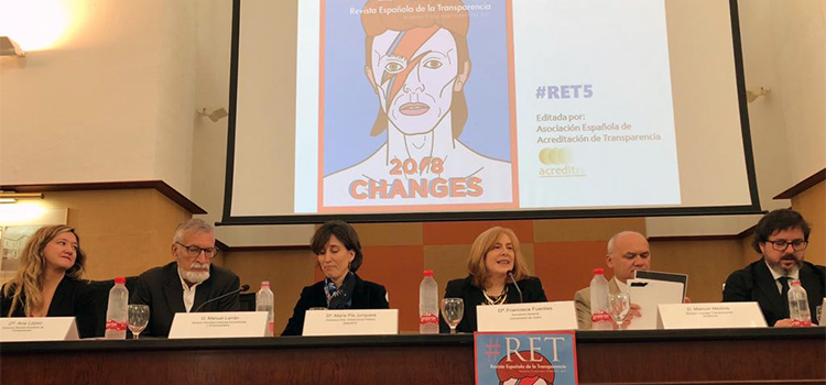 La Revista Española de la Transparencia #RET5 presenta su número 5 en la UCA