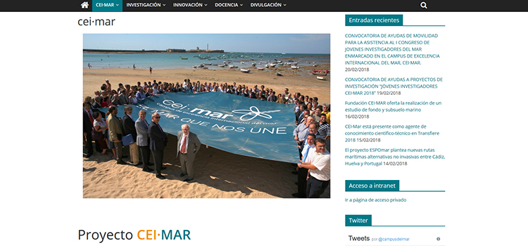CEI·MAR lanza la convocatoria de ayudas a proyectos de ‘Jóvenes investigadores 2018’
