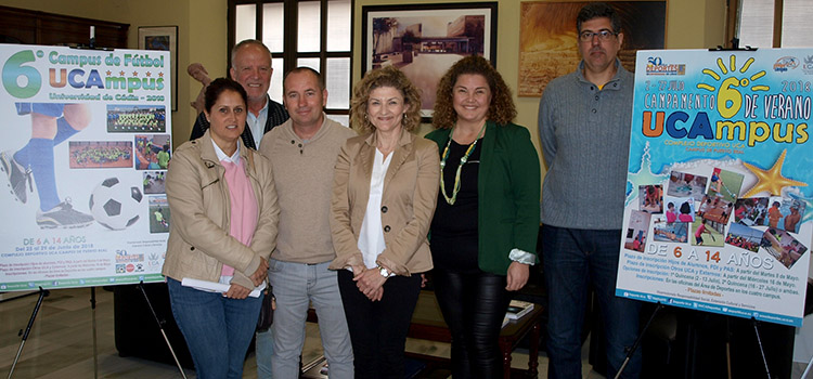 La UCA presenta la VI edición del Campus de Fútbol y del Campamento Infantil de Verano ‘UCAmpus’