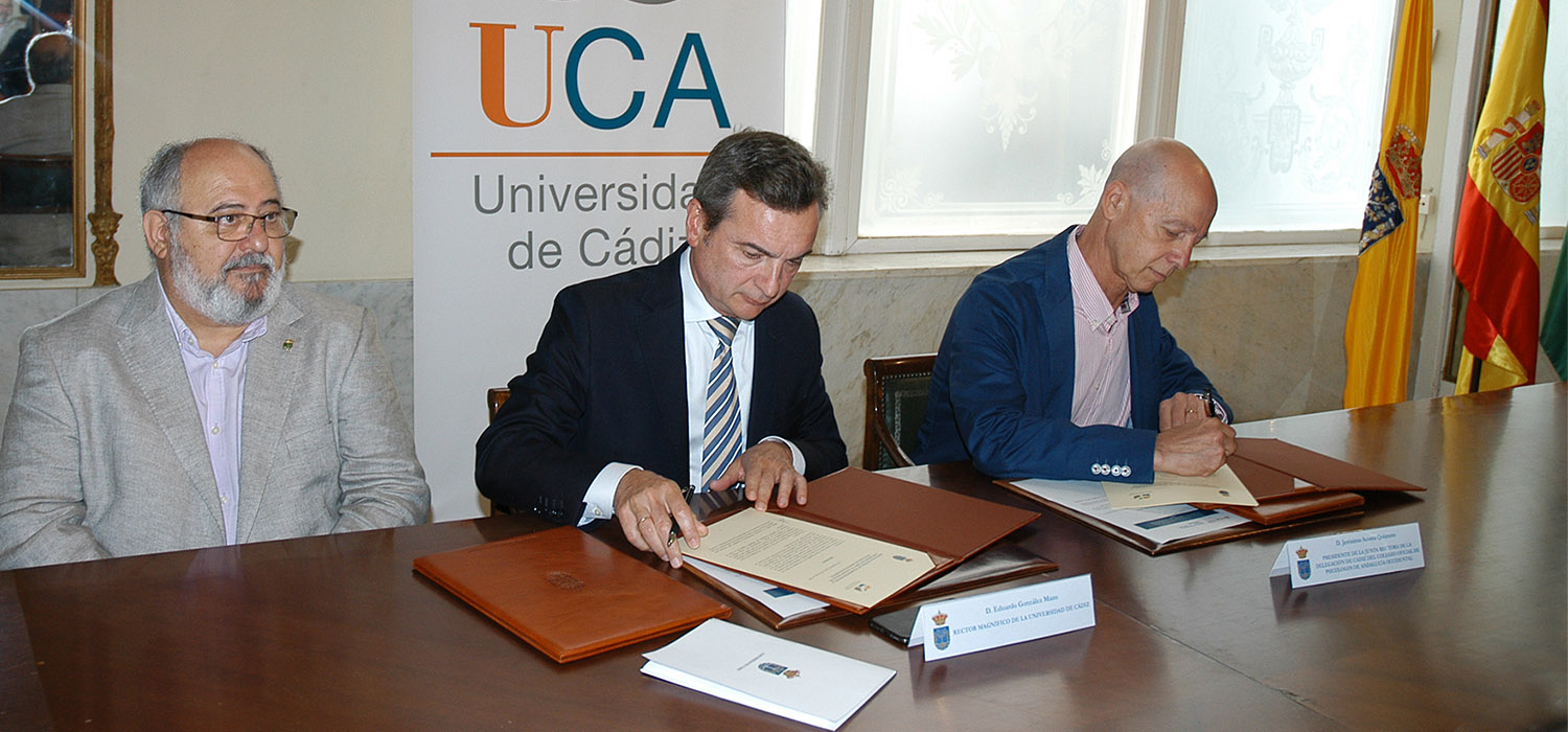 La UCA y el Colegio de Psicología de Andalucía Occidental crean el Aula universitaria de Psicología en Cádiz