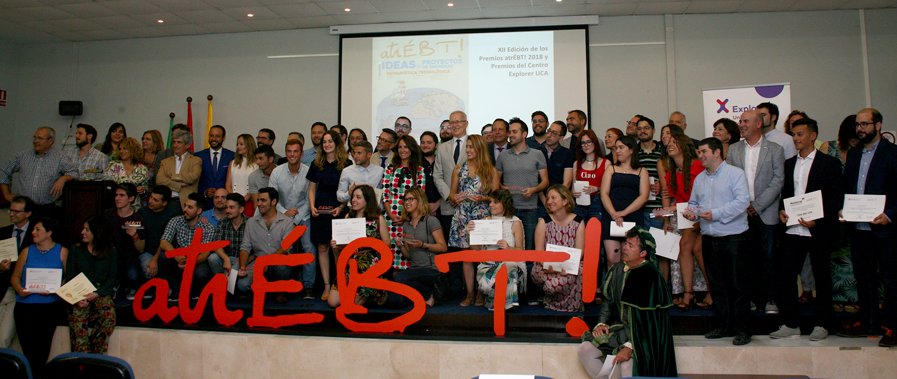 La UCA entrega 21 galardones a emprendedores en la XII edición de los Premios atrÉBT!