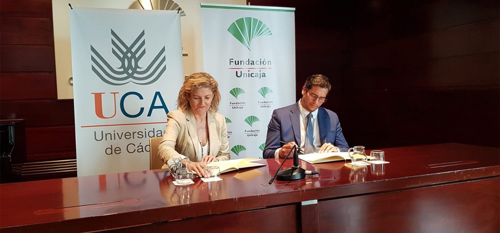 Fundación Unicaja colaborará con la UCA en sus programas Escuela de Cine, Campus Jazz y Presencias Literarias