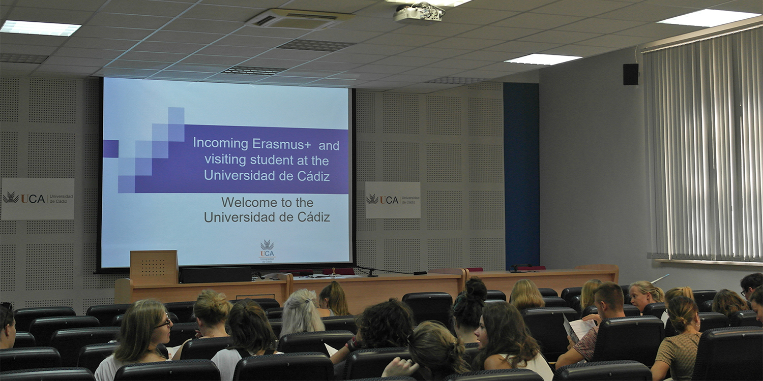 La Universidad de Cádiz recibirá un total de 900 estudiantes extranjeros este curso, 582 en el primer cuatrimestre
