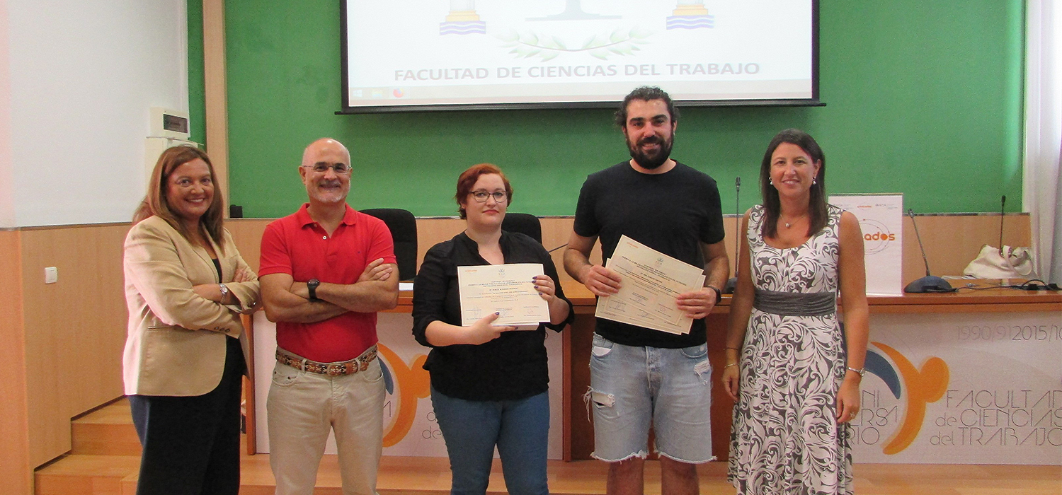 Entrega de premios del concurso ‘EN ÓRBITA’ en la Facultad de Ciencias del Trabajo de la UCA