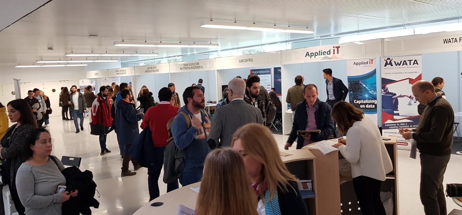 Más de 2.000 estudiantes participan hoy en la Feria de Empleo 2018 de la Universidad de Cádiz