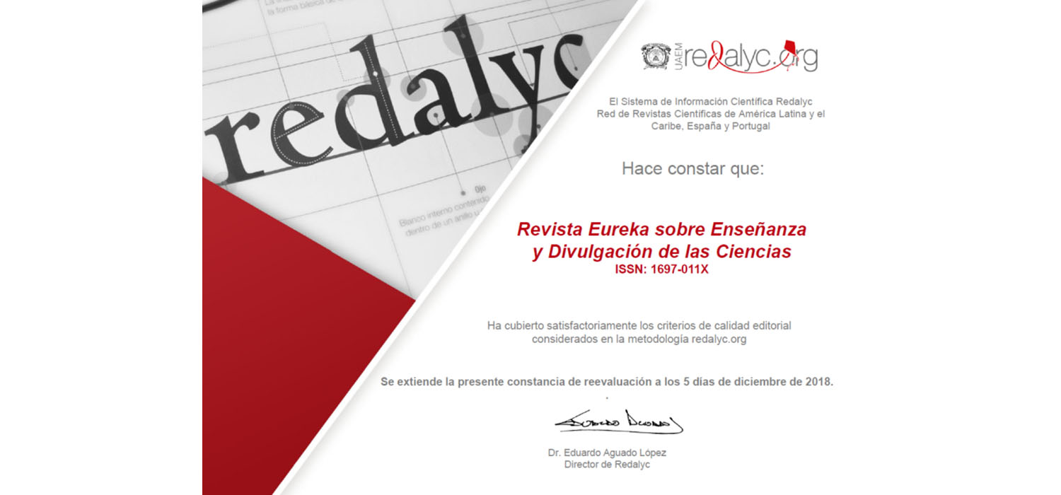 La revista ‘Eureka’ de la UCA renueva su evaluación positiva en ‘Redalyc’