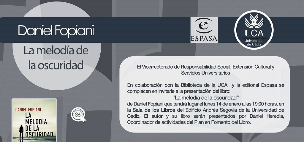 Se ha escrito un libro por… Daniel Fopiani