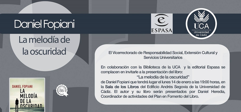 Se ha escrito un libro por… Daniel Fopiani