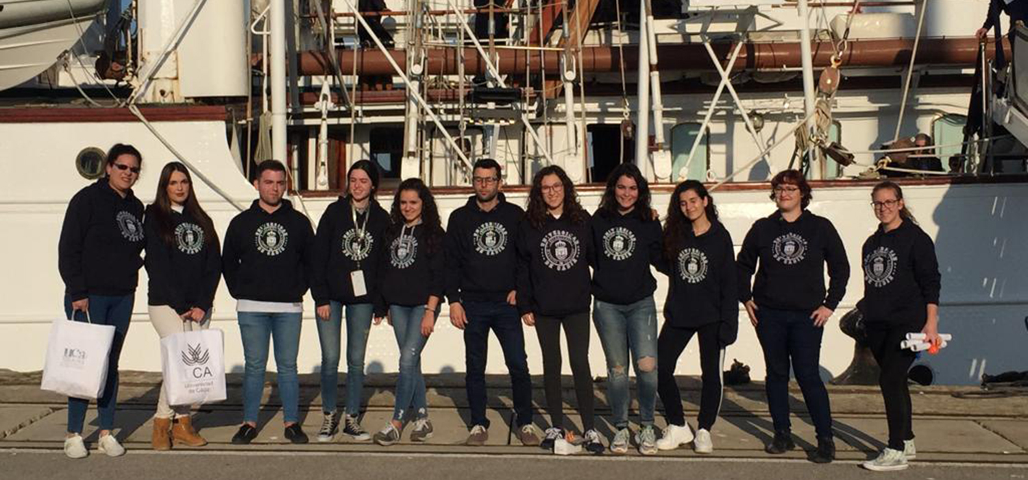 La UCA participa en la despedida del Buque Escuela Elcano en el Puerto de Cádiz
