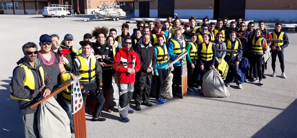Medio centenar de estudiantes participaron en la Regata Universitaria de Otoño