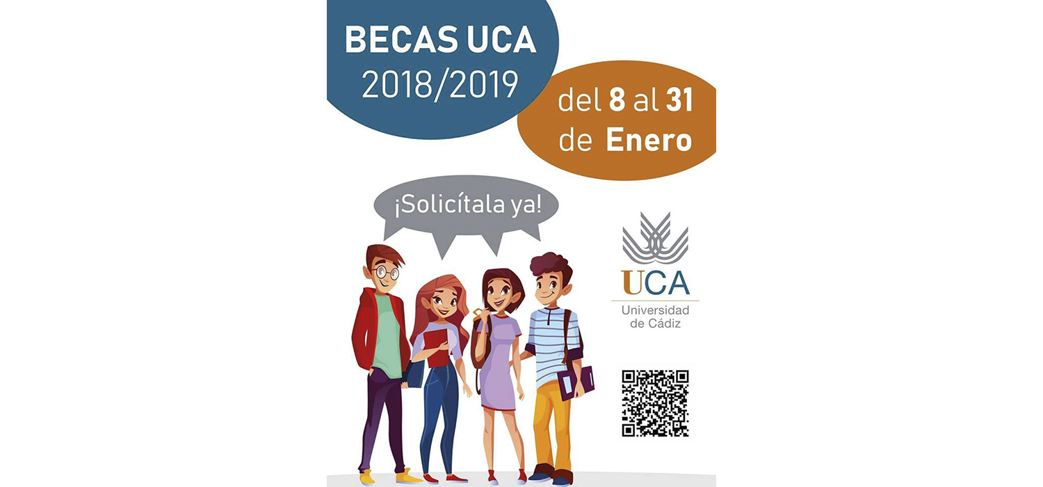 El plazo de las Becas UCA para el curso 2018-19 está abierto hasta el 31 de enero