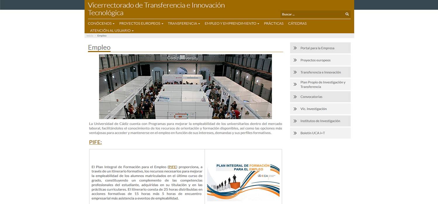 Abierta la segunda fase del VIII Plan Integral de Formación para el Empleo en la UCA