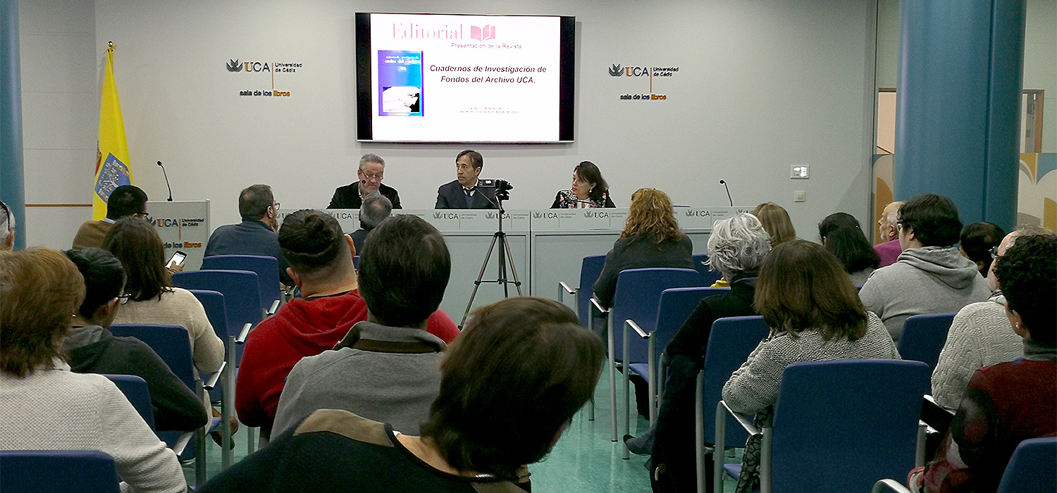 La Universidad de Cádiz presenta ‘Cuadernos de Investigación de Fondos del Archivo UCA’