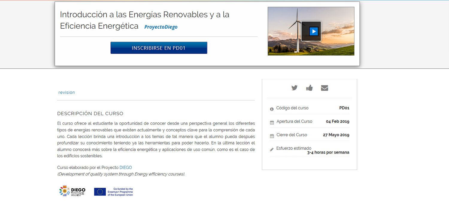 La UCA participa en el curso internacional ‘Introducción a las Energías Renovables y a la Eficiencia Energética’