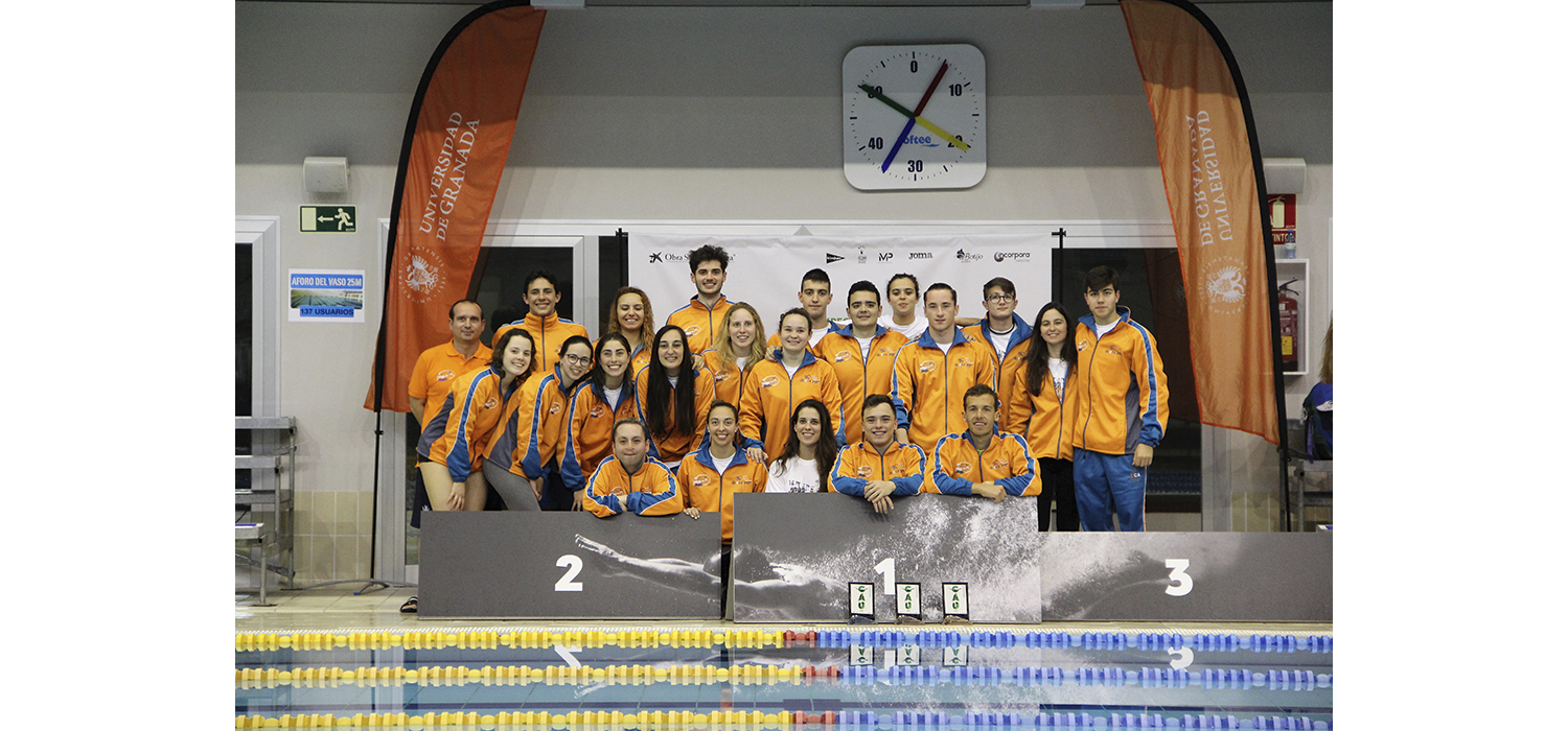 Alumnado de la UCA consigue 27 medallas en los Campeonatos de Andalucía Universitarios de Natación y Natación Adaptada