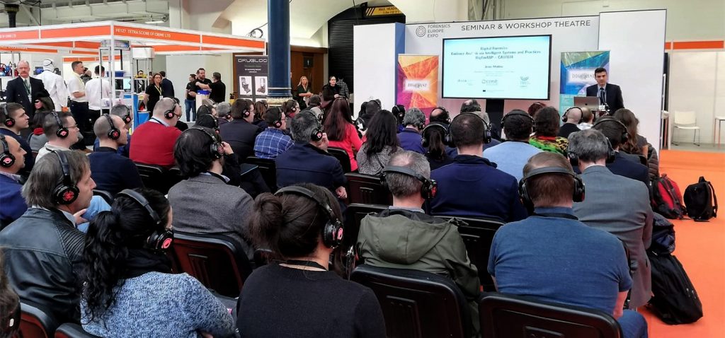 Más de 60 especialistas de la red europea ‘DIGFORASP’ participan en la ‘Forensics Europe Expo’ de Londres