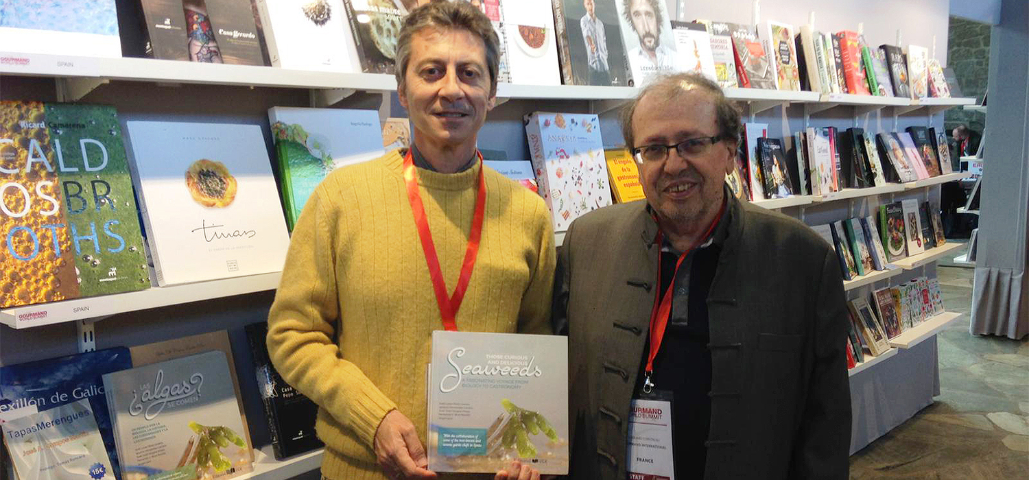 ‘¿Las algas se comen?’ de la colección CEI·Mar de la UCA, presentes en la cumbre mundial ‘Gourmand World Summit’