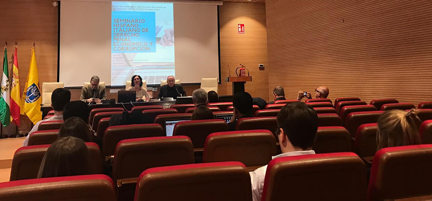 El Campus de Jerez acoge el II Seminario Hispano-Italiano de ‘Derecho Penal, Económico y Corrupción’
