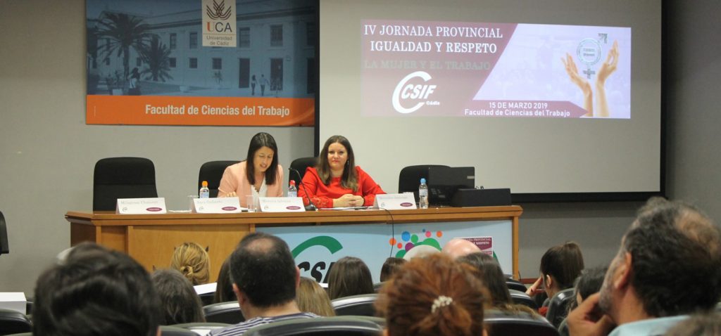 La IV Jornada Provincial ‘Igualdad y Respeto’ del CSIF se celebra en la UCA