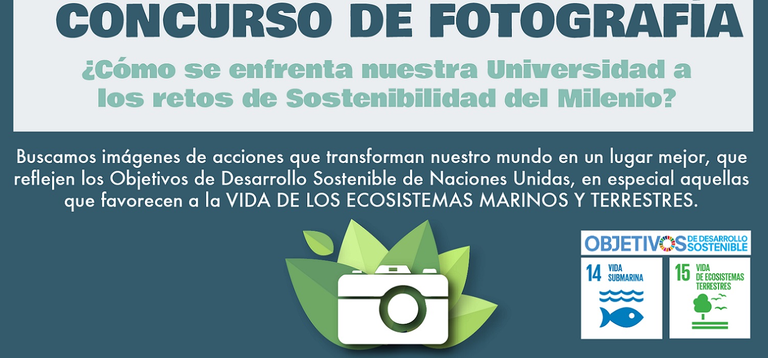 Concurso de fotografía: ¿Cómo se enfrenta nuestra universidad a los retos de sostenibilidad del milenio?