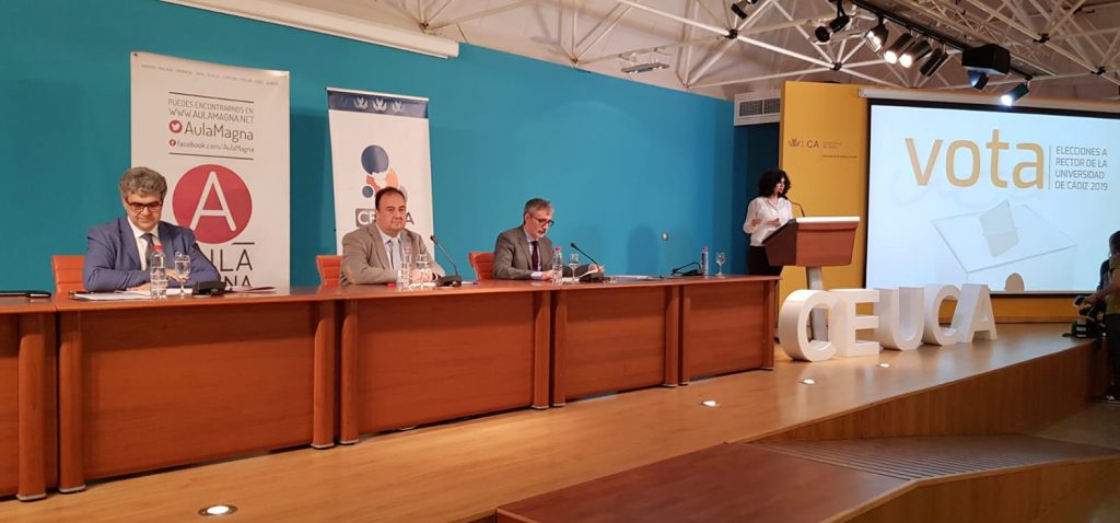 La UCA celebra el debate electoral de los tres candidatos a rector