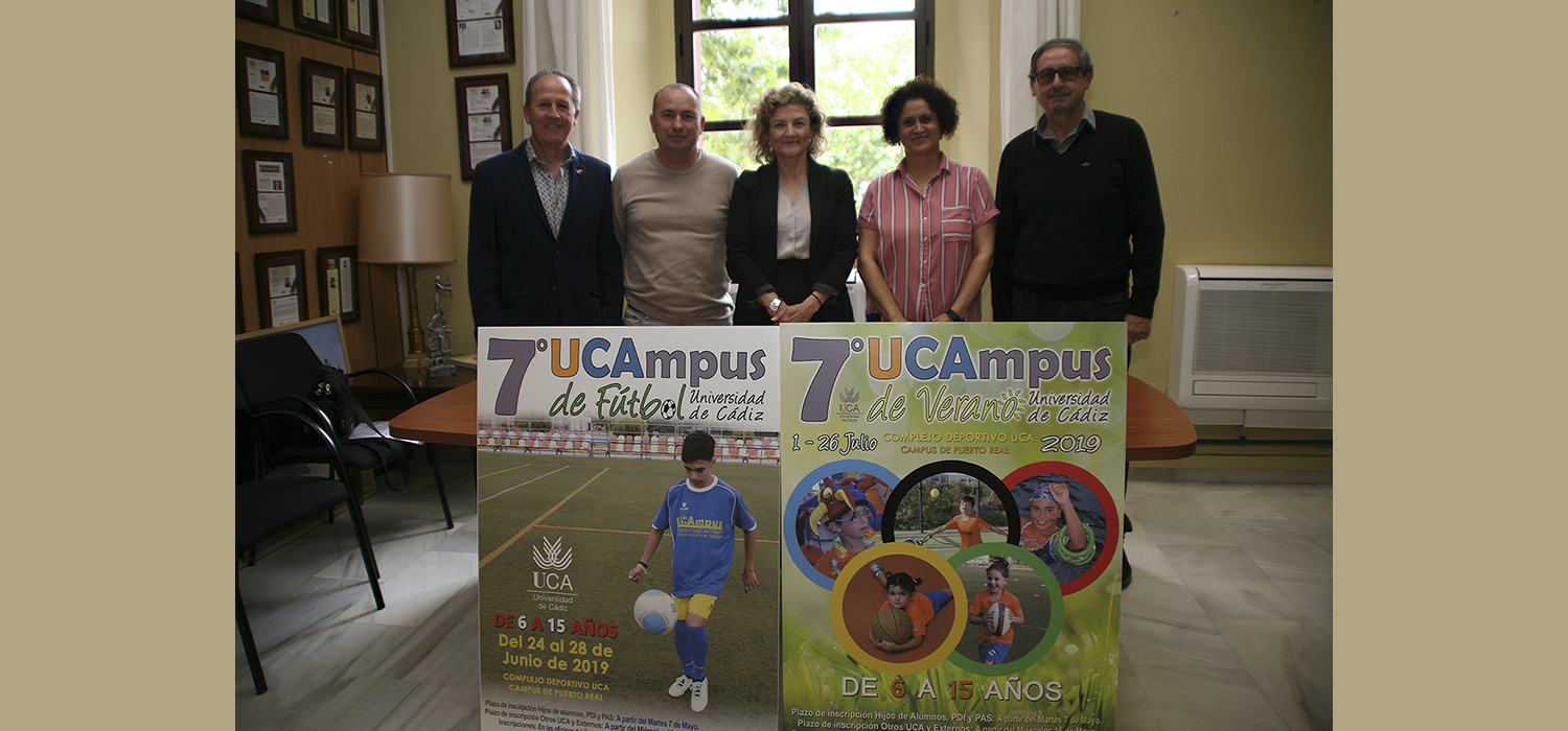La UCA presenta la VII edición del Campus de Fútbol  y del Campamento Infantil de Verano ‘UCAmpus’