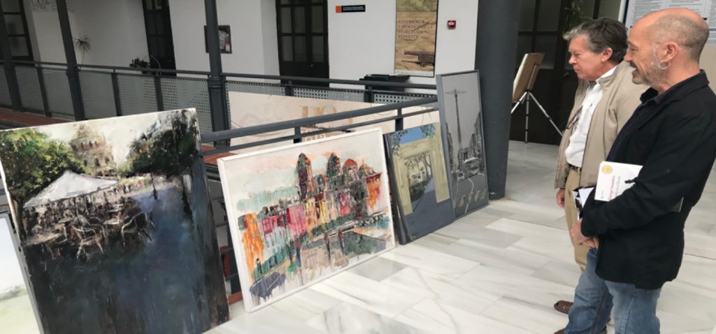 Eduardo Gómez Query gana el XXII Premio de Pintura Rápida Universidad de Cádiz