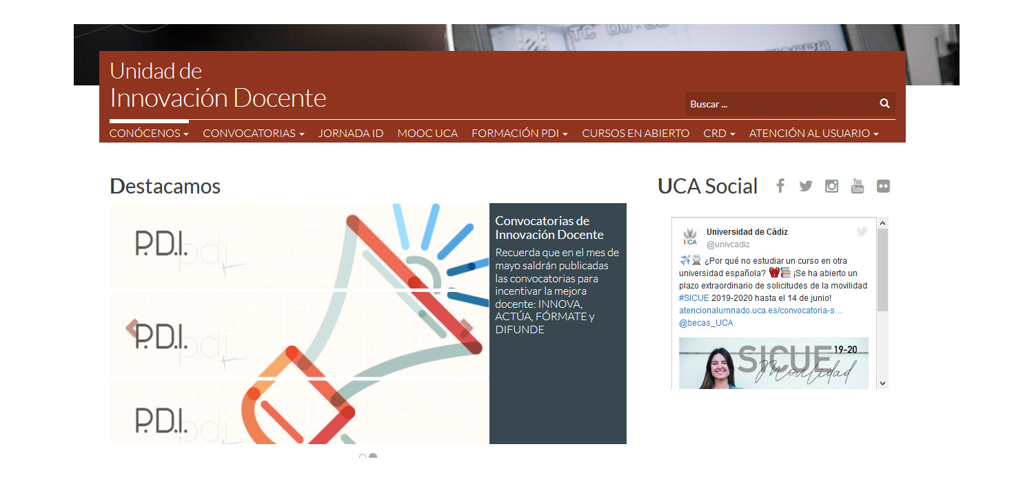 Entrega de los premios INNOVA de proyectos de Innovación y Mejora Docente