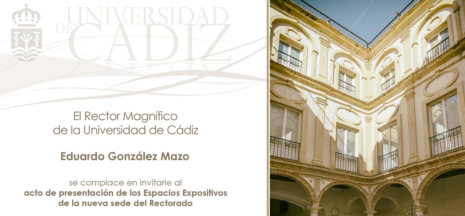 Acto de presentación de los espacios expositivos del Rectorado