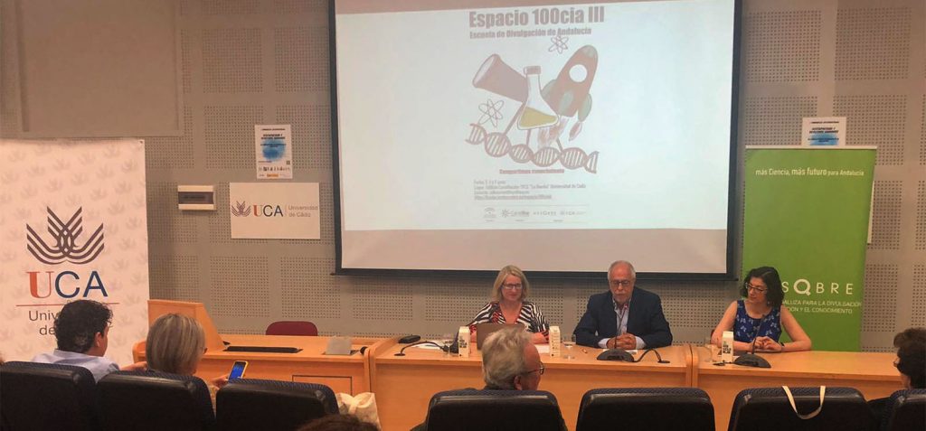 La Fundación Descubre y la UCA celebran el III ‘Espacio 100cia’ para mejorar la competencia profesional en comunicar ciencia