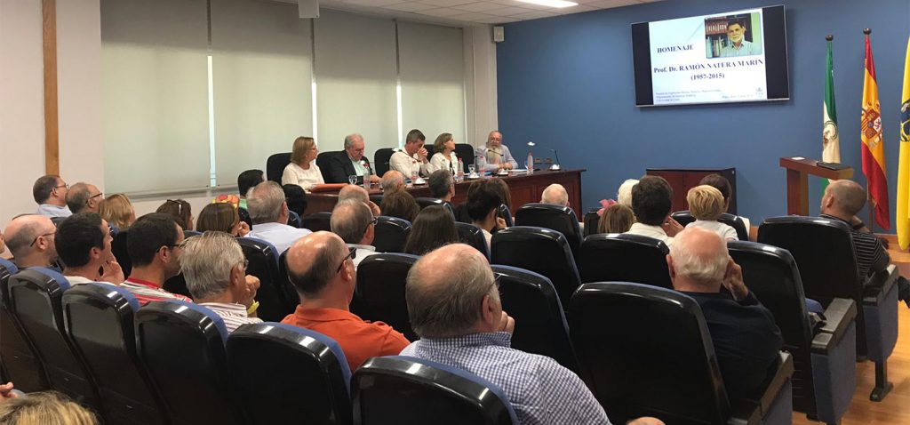 Homenaje de la UCA al profesor Ramón Natera Marín