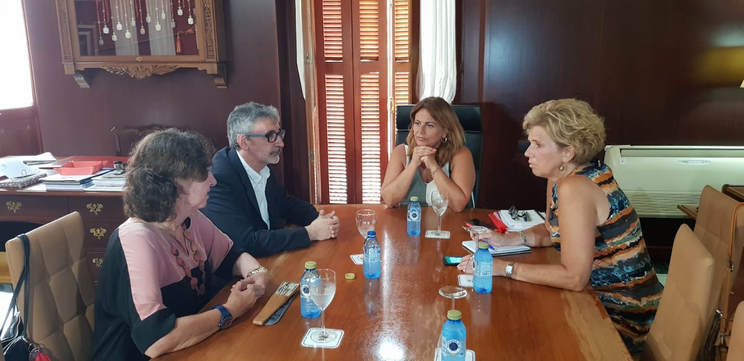 El rector de la Universidad de Cádiz se reúne con la alcaldesa de Puerto Real